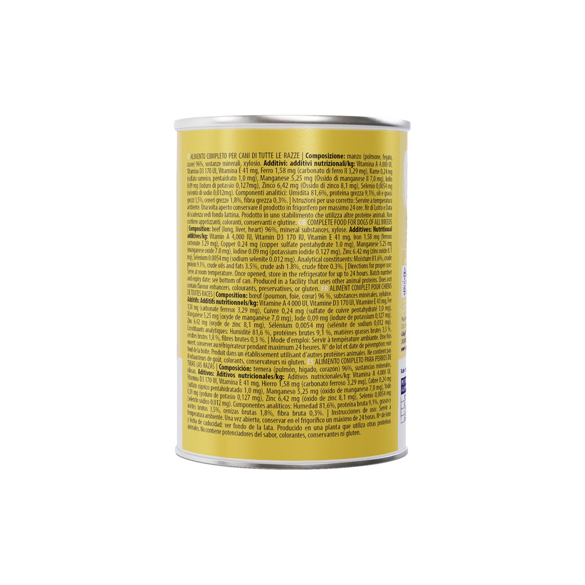 Monoprotein Rind Nassfutter für adulte Hunde