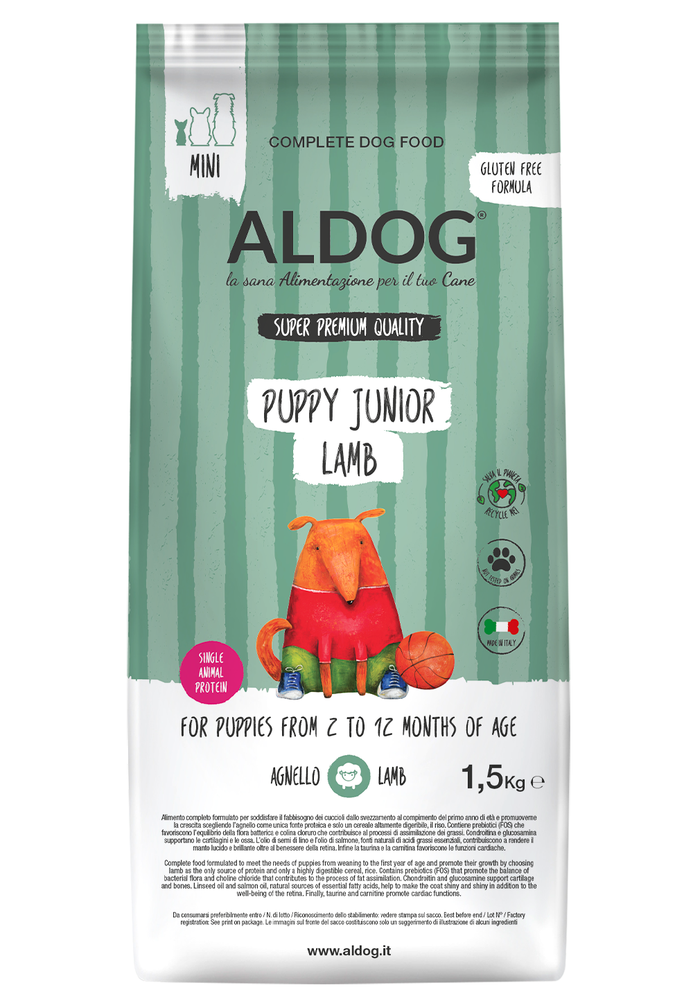 ALDOG Puppy Junior Lamb