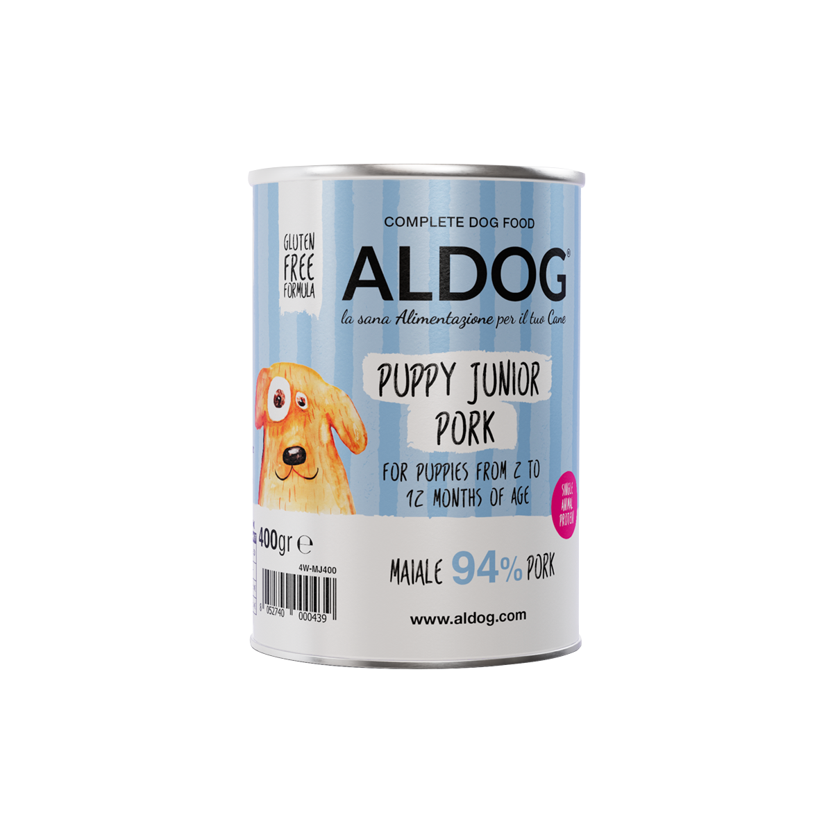 ALDOG Nassfutter Puppy Junior Pork