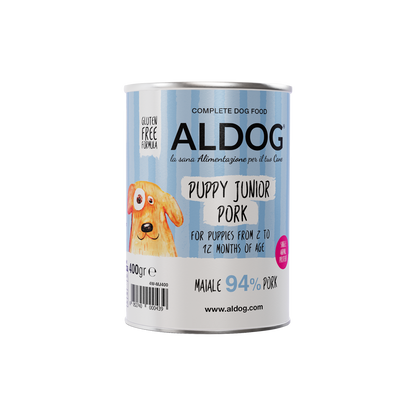 ALDOG Nassfutter Puppy Junior Pork
