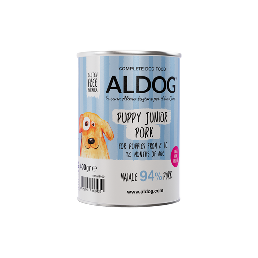 ALDOG Nassfutter Puppy Junior Pork