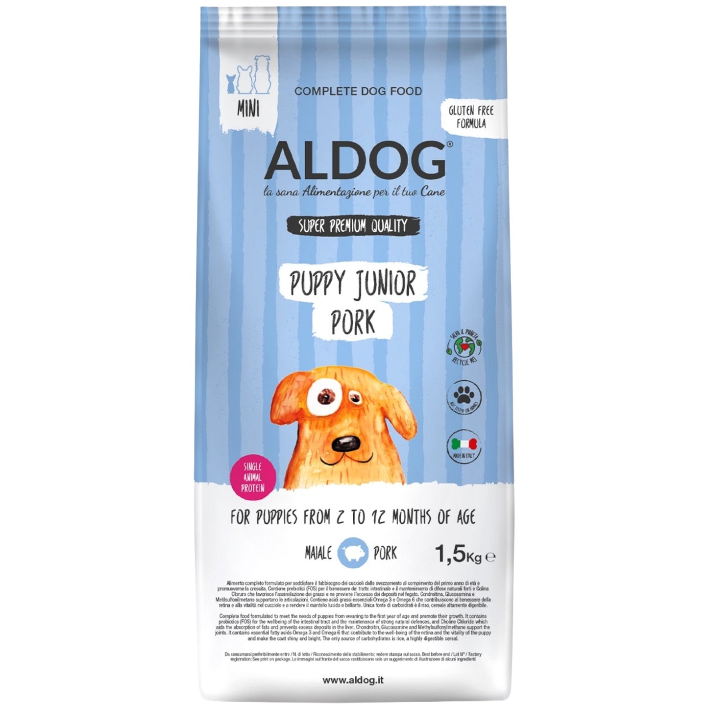 ALDOG Puppy Junior Pork Mini