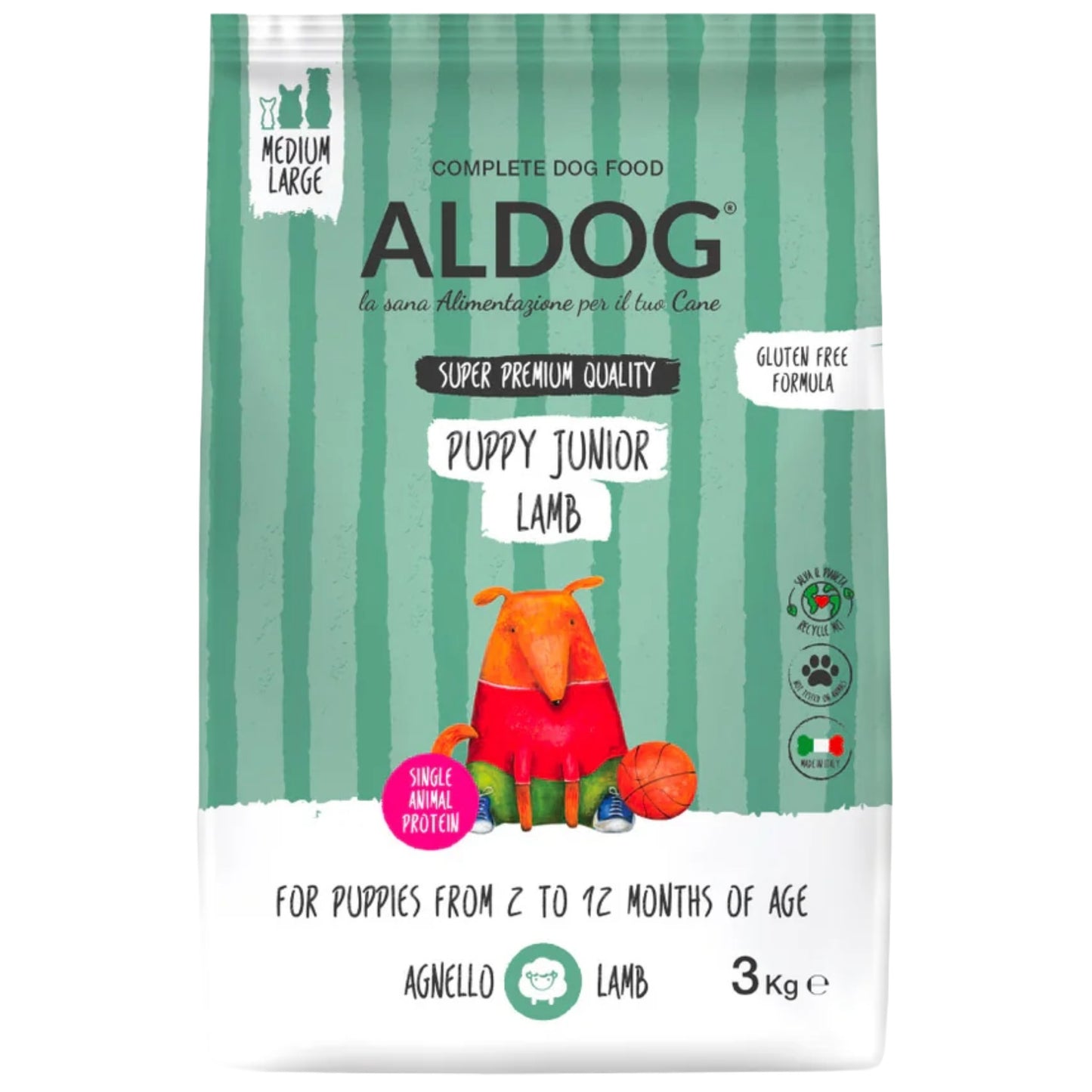 ALDOG Puppy Junior Lamb Medium