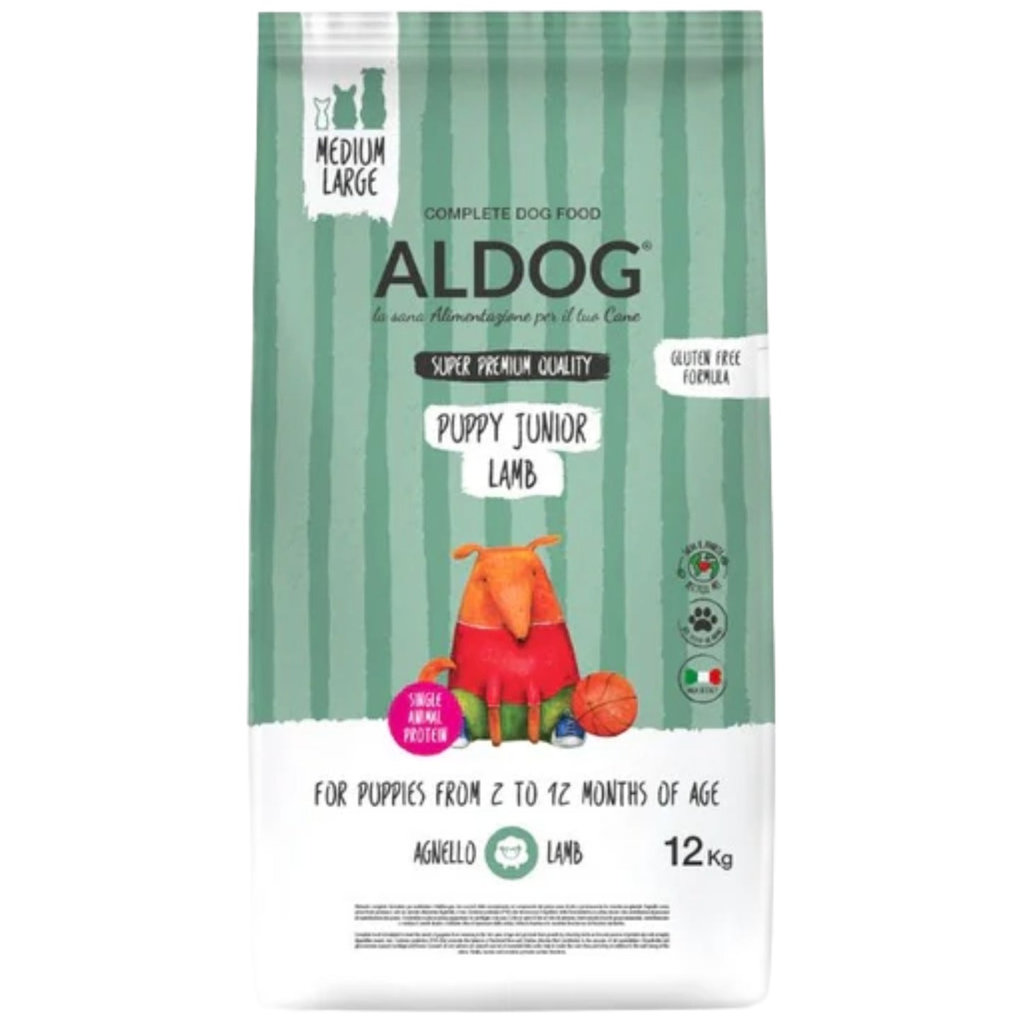ALDOG Puppy Junior Lamb Medium