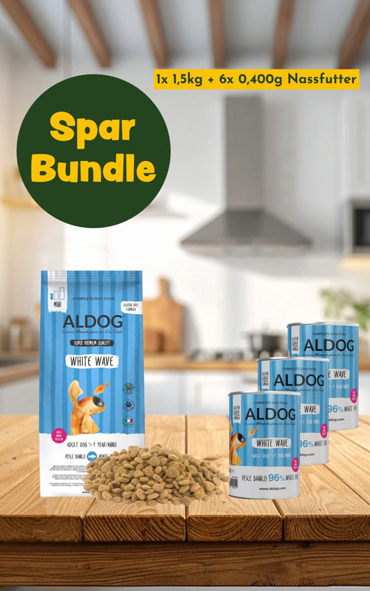 Monoprotein Hundefutter mit Weißfisch & Reis