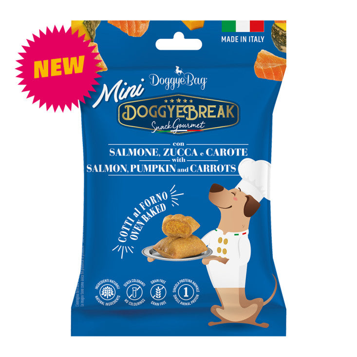 DoggyeBag Mini DoggyeBreak Salmon, Pumpkin &amp; Carrots