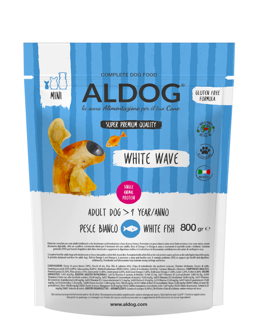 Monoprotein Hundefutter mit Weißfisch & Reis